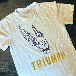 New Imogen + Willie Triumph Moto Stain T-shirt (S)
